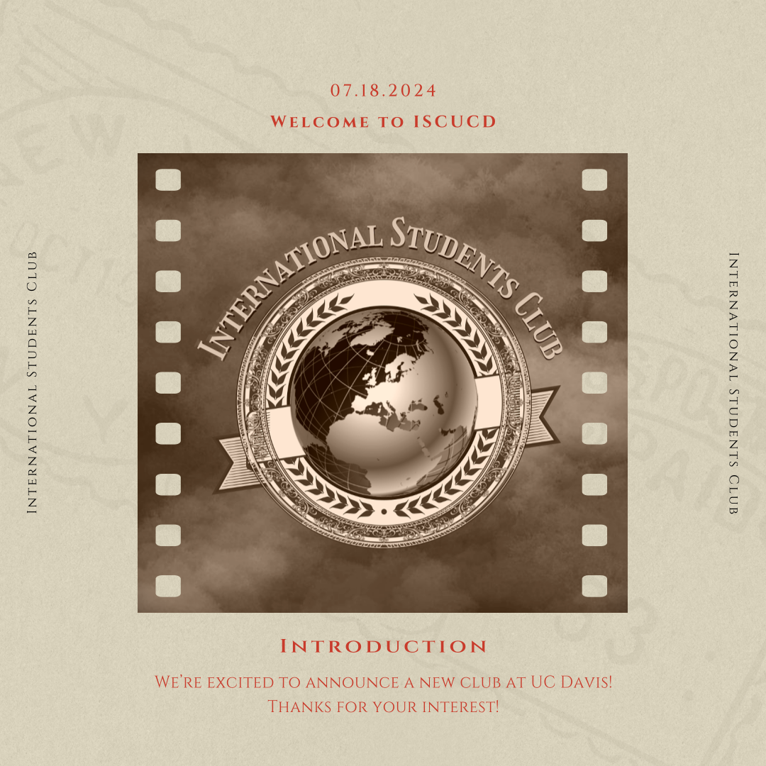 The International Students Club at UC Davis (ISCUCD) Cover Image